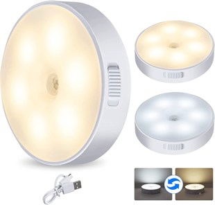 PACK POR 3  LUZ LED SENSOR DE MOVIMIENTO